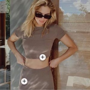 Alo Yoga Micro Waffle Sierra XS Top only